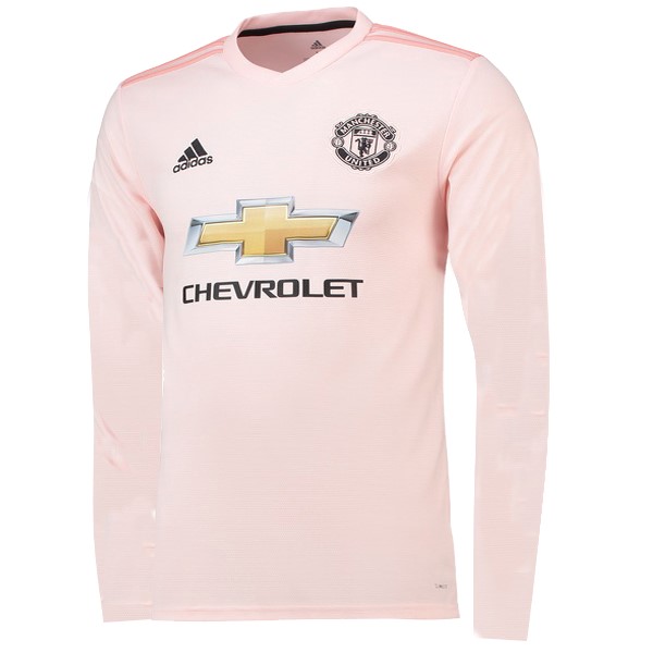 Camiseta Manchester United 2ª ML 2018/19 Rosa